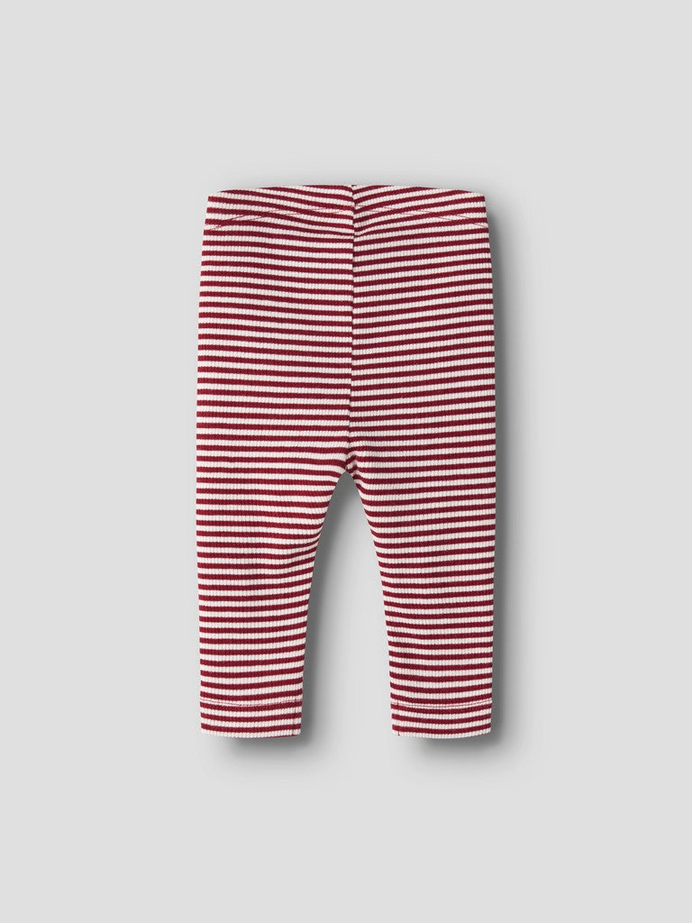 Byxa/Legging Dab Ribbad Randig Röd