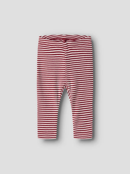 Byxa/Legging Dab Ribbad Randig Röd