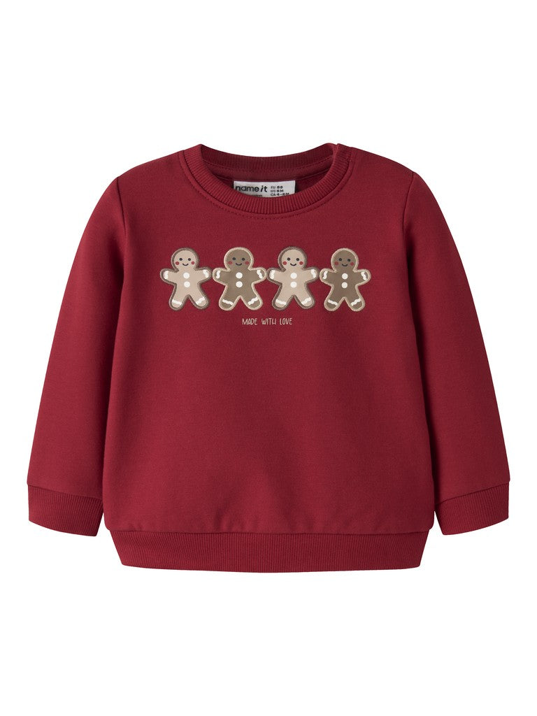 Sweattröja Pepparkakor Rular Röd