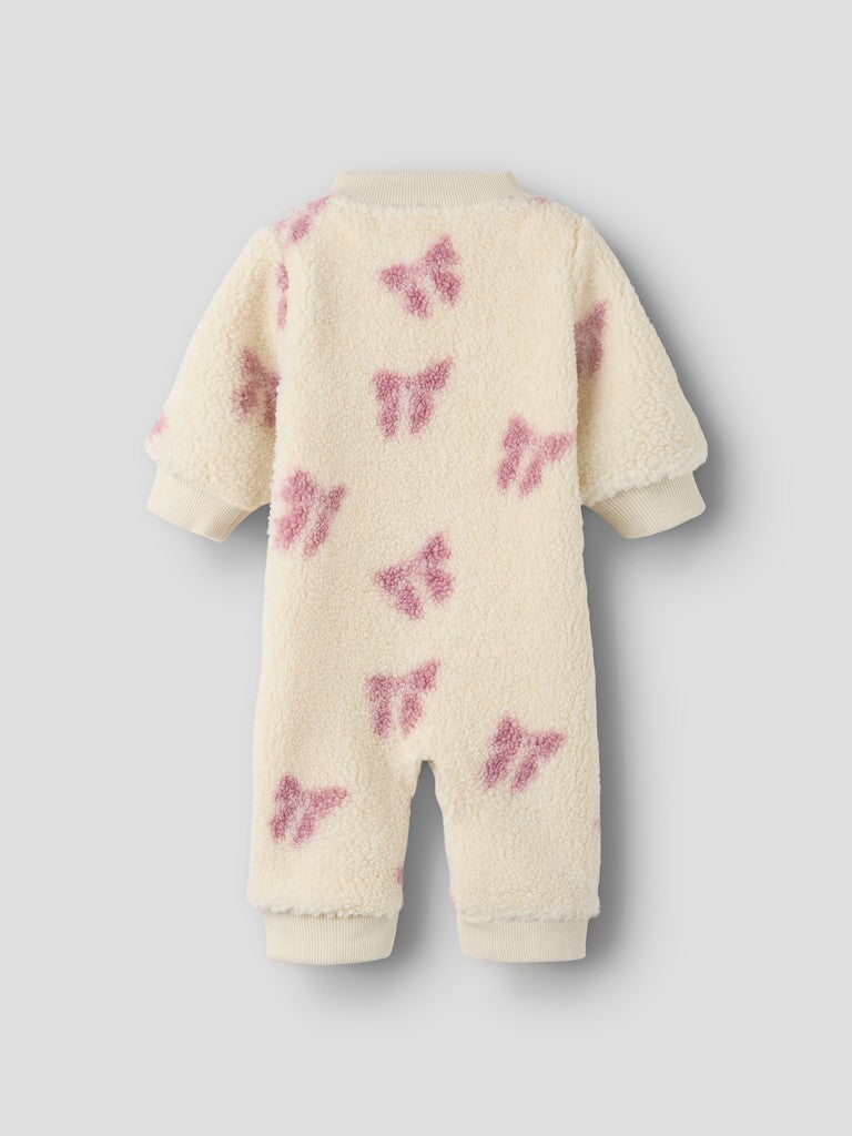 Overall Teddyfleece Olaja Rosetter Ljusbeige
