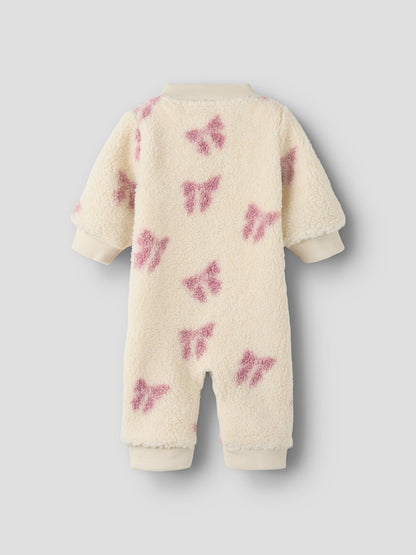 Overall Teddyfleece Olaja Rosetter Ljusbeige