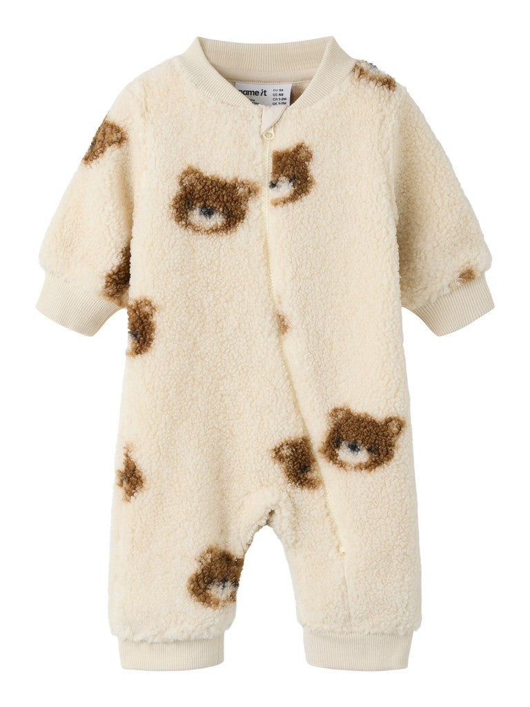 Overall Teddyfleece Orlaj Nallar Ljusbeige