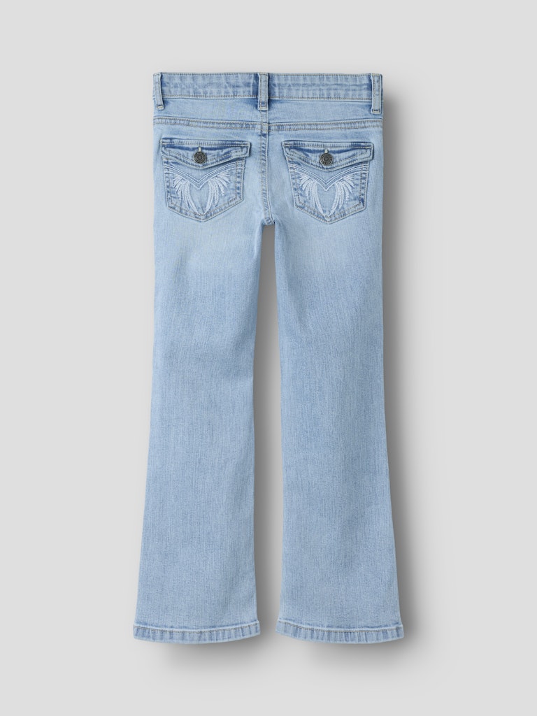 Bootcutjeans Polly Bakfickor Ficklock Brodyr Ljus Blå