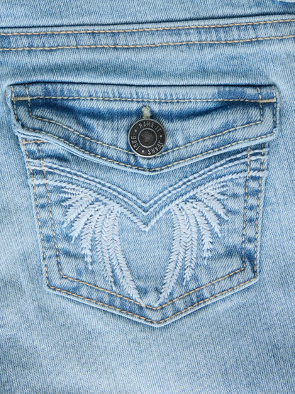 Bootcutjeans Polly Bakfickor Ficklock Brodyr Ljus Blå