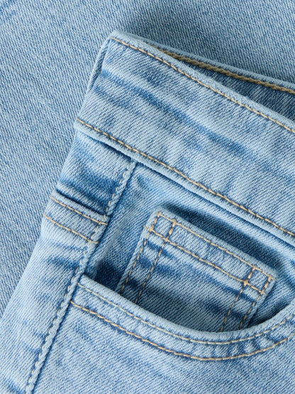 Bootcutjeans Polly Bakfickor Ficklock Brodyr Ljus Blå