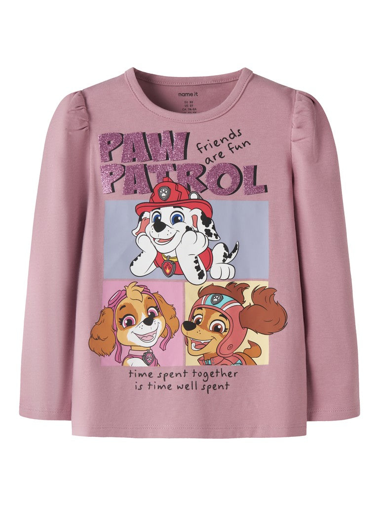 Topp Långärmad Paw Patrol Arna Rosa