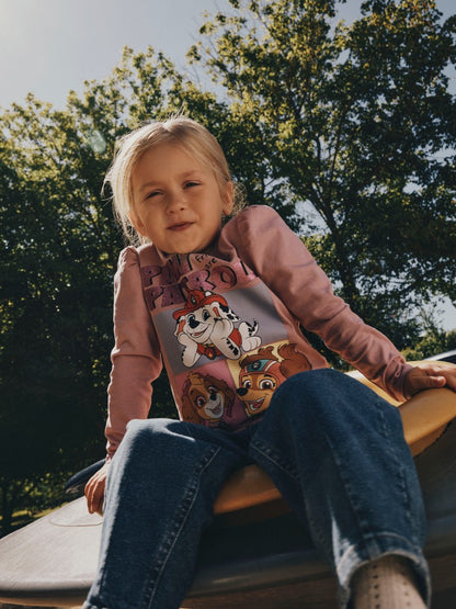 Topp Långärmad Paw Patrol Arna Rosa