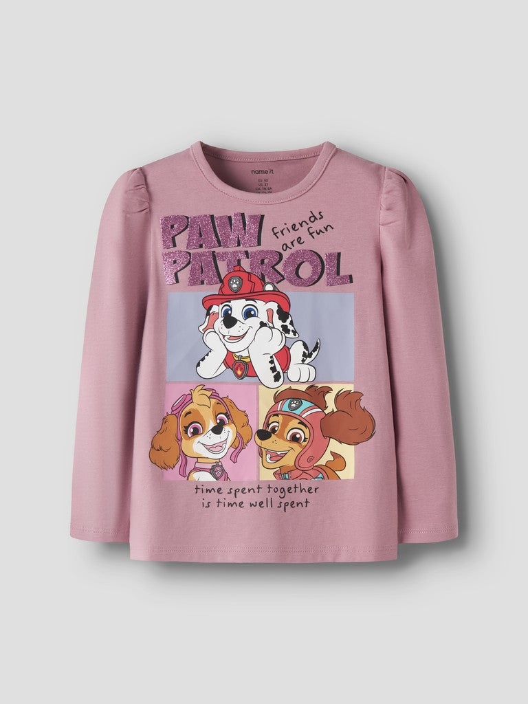 Topp Långärmad Paw Patrol Arna Rosa
