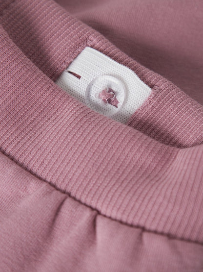 Sweatbyxa Nilda Enfärgad Rosa
