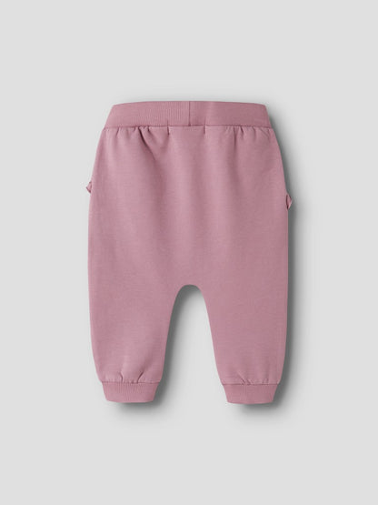 Sweatbyxa Nilda Enfärgad Rosa