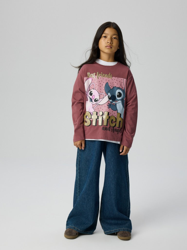 Topp Stitch Långärmad Adara Rosa