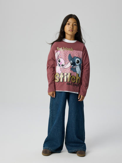 Topp Stitch Långärmad Adara Rosa