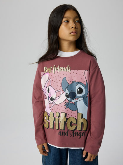 Topp Stitch Långärmad Adara Rosa