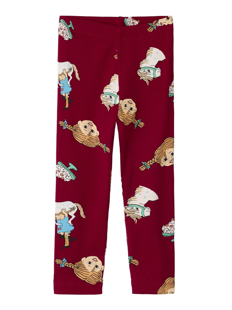 Leggings Pippi Långstrump Soca Röd