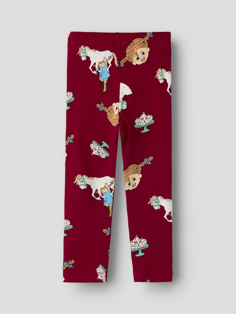 Leggings Pippi Långstrump Soca Röd