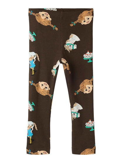 Leggings Pippi Långstrump Soca Brun
