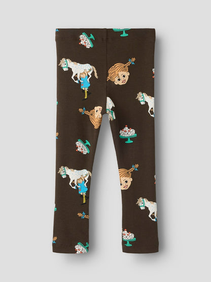 Leggings Pippi Långstrump Soca Brun