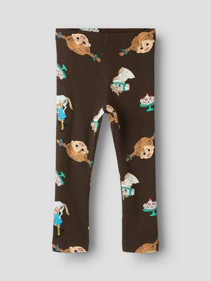 Leggings Pippi Långstrump Soca Brun