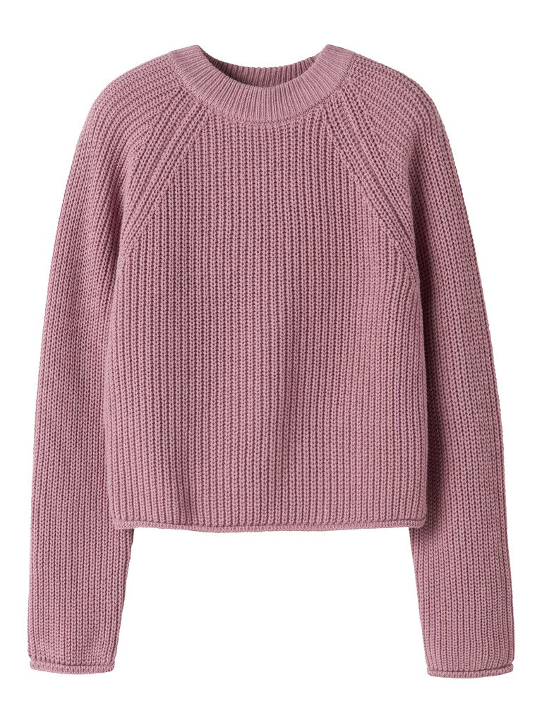 Stickad Tröja Venja Enfärgad Rosa