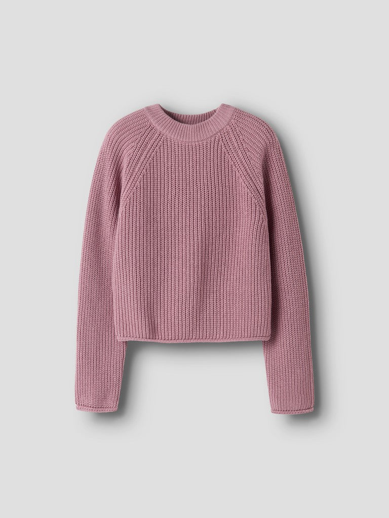 Stickad Tröja Venja Enfärgad Rosa