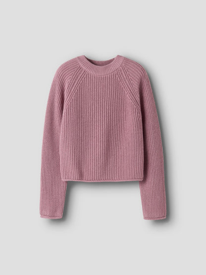 Stickad Tröja Venja Enfärgad Rosa