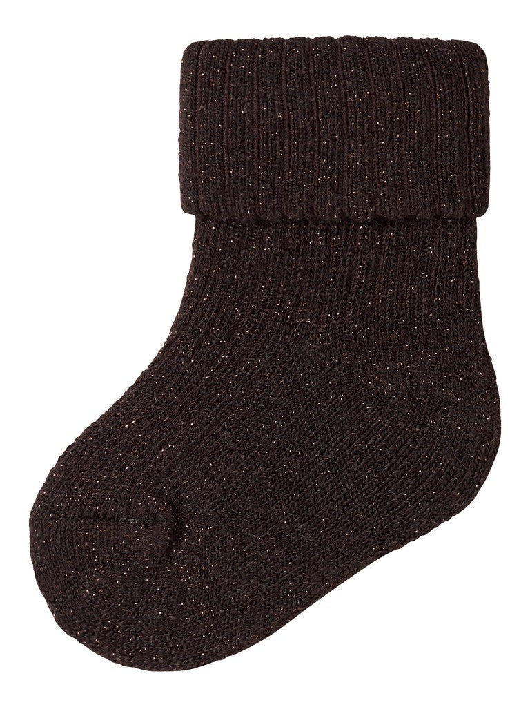 Strumpor Nobba Glitter Enfärgade Brun