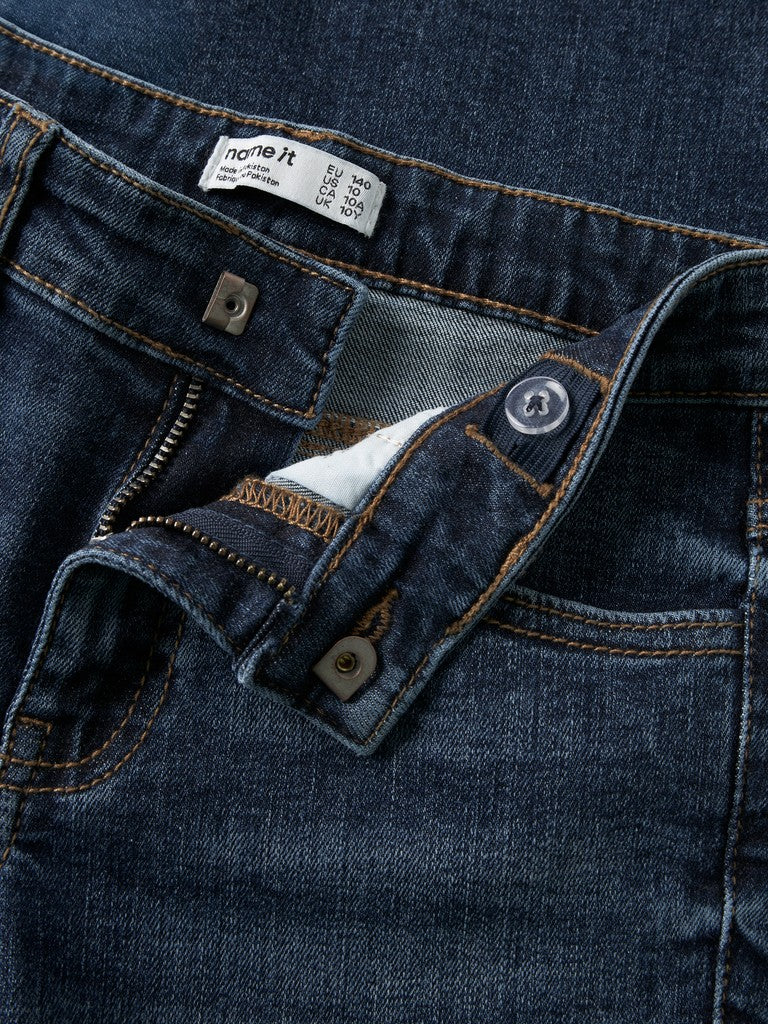 Bootcutjeans Polly Bakfickor Ficklock Brodyr Mörk Blå
