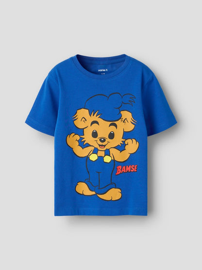 T-shirt Bamse Malthe Klarblå