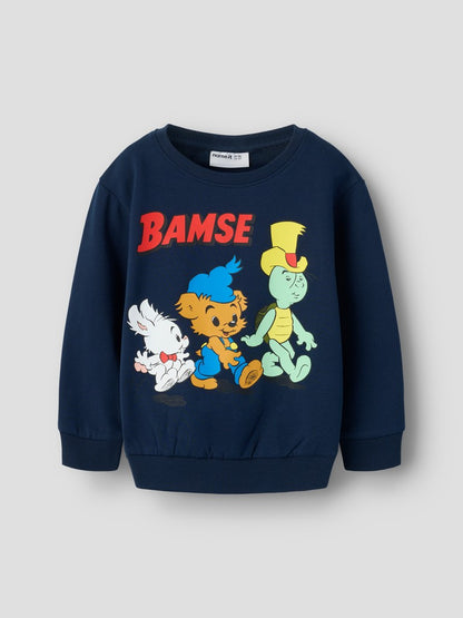 Sweattröja Bamse, Lille Skutt, Skalman Mumle Marinblå