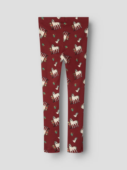 Leggings Pippi Långstrump Okka Röd