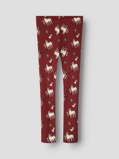 Leggings Pippi Långstrump Okka Röd