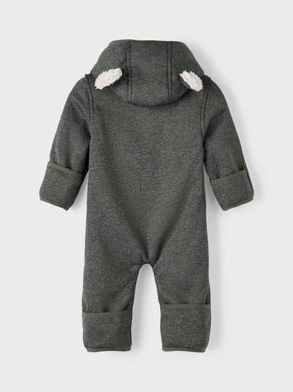 Softshell Overall Vattentät Mada Teddyfoder Enfärgad Grå