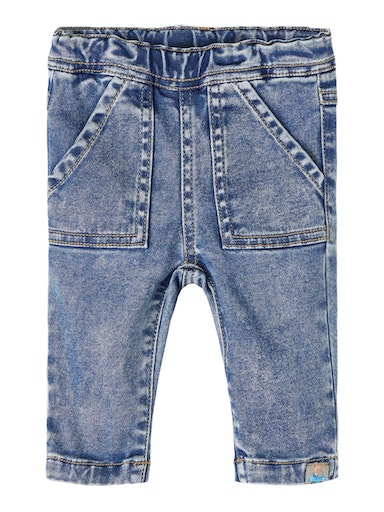 Jeans Ryan Normal passform Medium Tvätt Blå