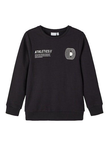 Sweatshirt Keyan Skatetryck  Svart