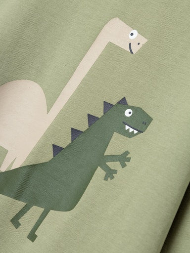 Långärmad T-shirt Onati Dinosaurie Grön