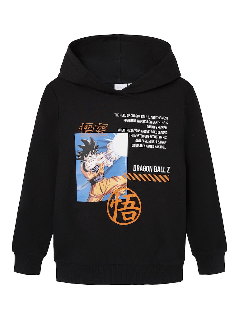 Hoodie Dragonball Nes Svart