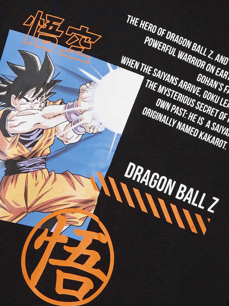 Hoodie Dragonball Nes Svart