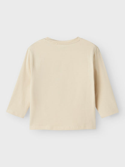 Långärmad T-shirt Nisa Traktor Beige