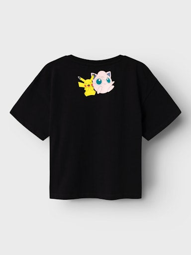 T-shirt Selma Pokémon Kortärmad Svart