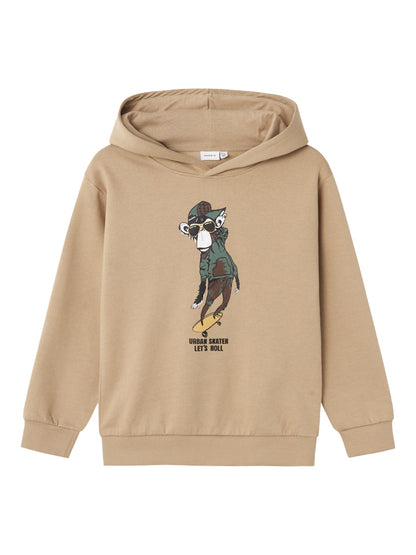 Hoodie Renma Skater Beige