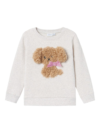 Sweattröja Hund Ruby Beige