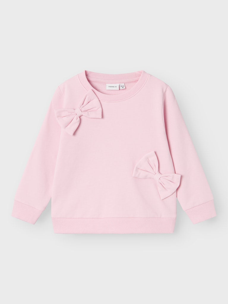 Sweattröja Rubow Rosetter Enfärgad Rosa