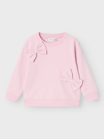 Sweattröja Rubow Rosetter Enfärgad Rosa