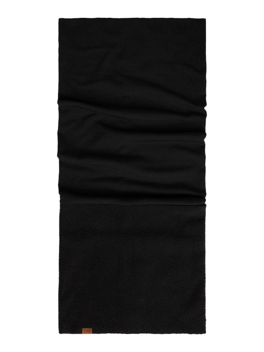 Tubhalsduk Halsvärmare Mub Fleece Enfärgad Svart