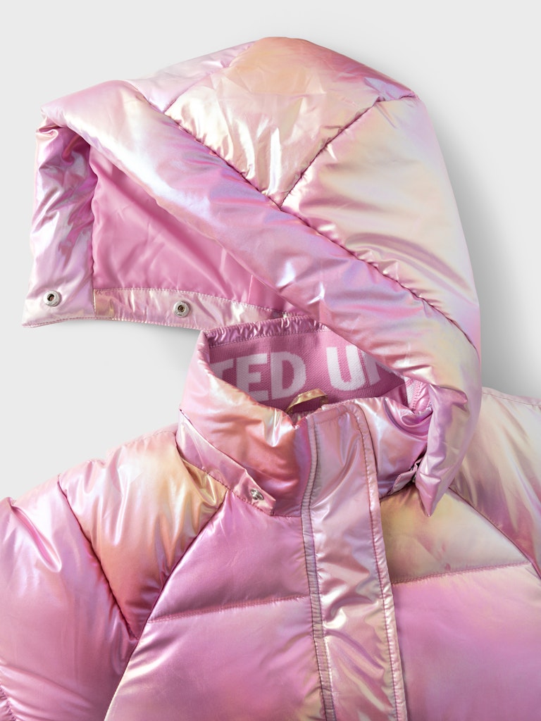 Glansig Täckjacka K Malan Rosa