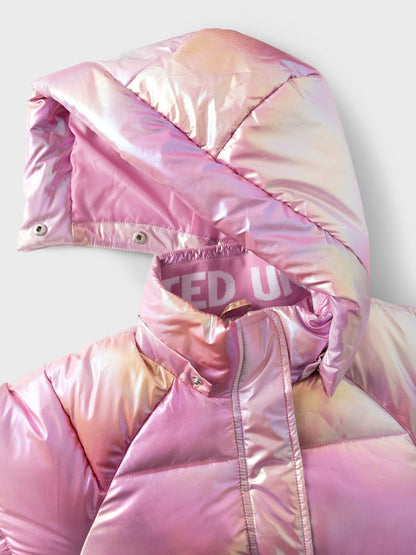 Glansig Täckjacka K Malan Rosa