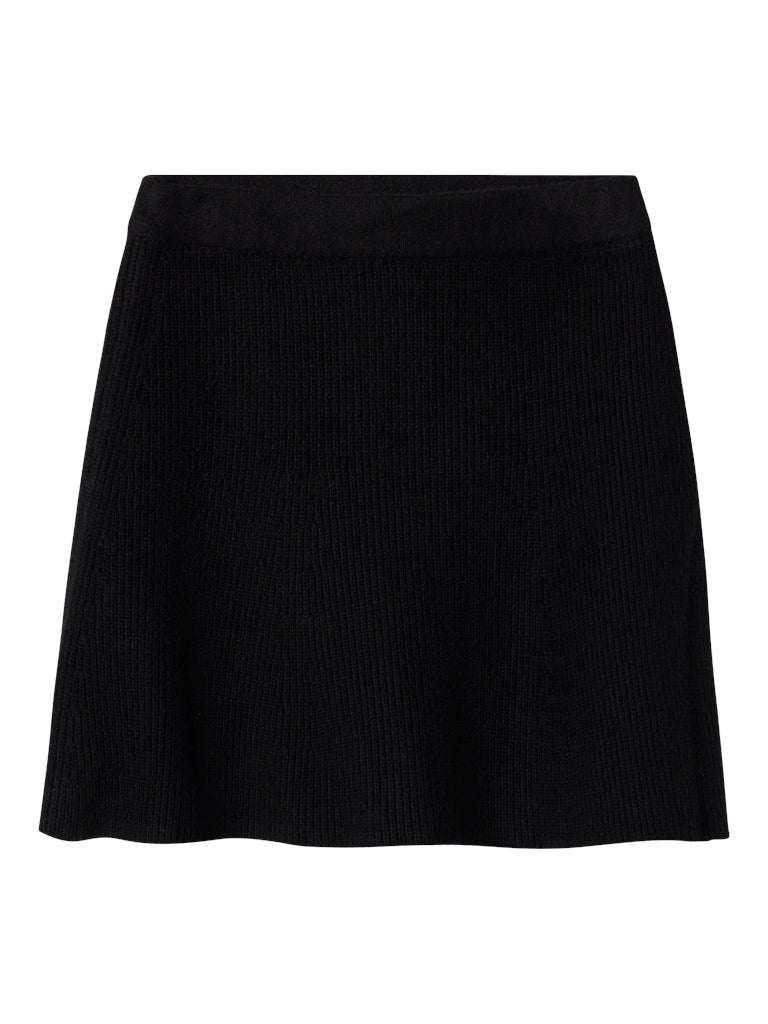 Kjol Nilla Stickad Svart