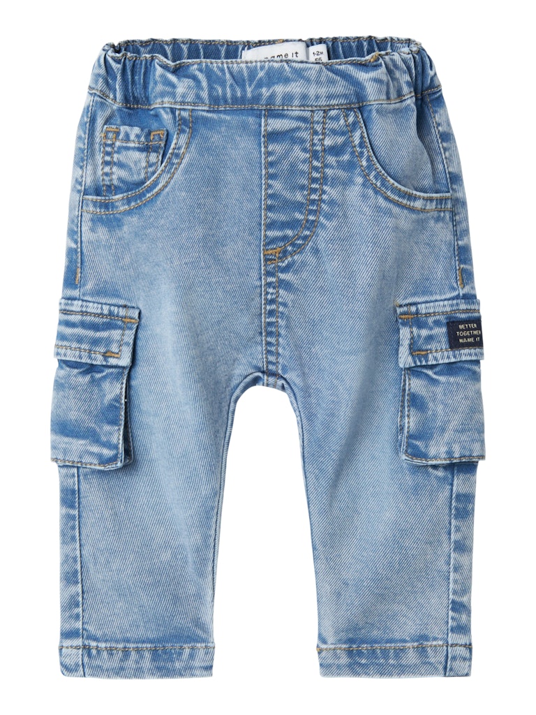 Supermjuka Jeans Ben Benfickor Baggy Blå