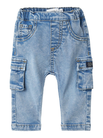 Supermjuka Jeans Ben Benfickor Baggy Blå