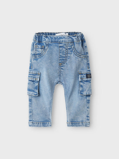 Supermjuka Jeans Ben Benfickor Baggy Blå